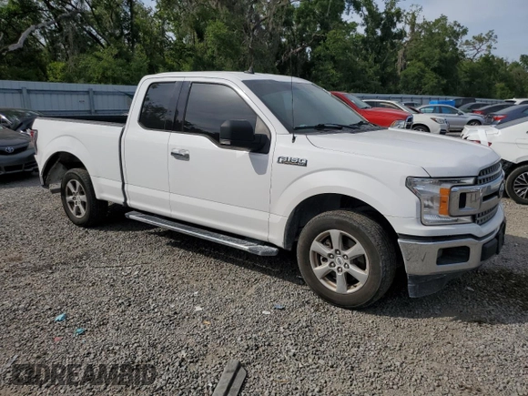 2020 Ford F-150 XL with VIN 1FTEX1CB3LKD21978, listed as a Copart auction lot 53981175 with 220,020 mi miles and Salvage Title. Bid and sale history available at DreamBid. Image 4.
