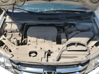 2015 Honda Odyssey Touring Elite with VIN 5FNRL5H92FB504977, listed as a Copart auction lot 56657195 with 189,438 mi miles and Salvage title. Bid and sale history available at DreamBid. Image 12.
