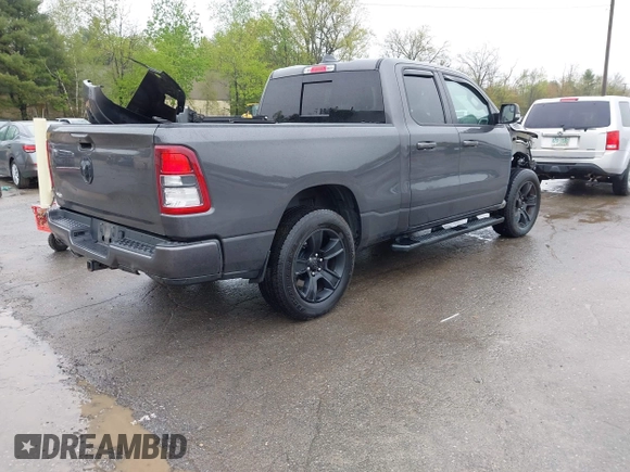 2020 Ram 1500 Big Horn with VIN 1C6SRFBT9LN292321, listed as a IAAI auction lot 42193481 with 81,809 mi miles and . Bid and sale history available at DreamBid. Image 4.
