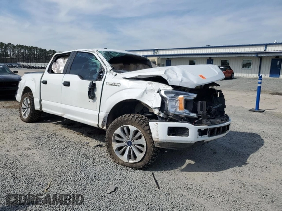 2018 Ford F-150 XL with VIN 1FTEW1CP3JFC91711, listed as a Copart auction lot 49427375 with 115,302 mi miles and Salvage Title. Bid and sale history available at carsss.com. Image 4.
