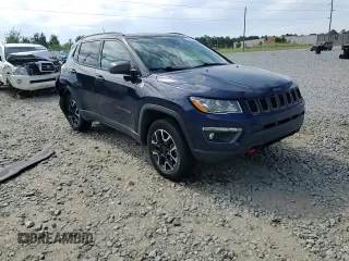 2021 Jeep Compass Trailhawk with VIN 3C4NJDDB1MT598484, listed as a Copart auction lot 55997655 with 25,257 mi miles and Salvage title. Bid and sale history available at DreamBid. Image 14.