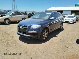 2013 Audi Q7 Premium with VIN WA1WGCFE9DD002347, listed as a Copart auction lot 63334055 with 216,639 mi miles and Clean title. Bid and sale history available at DreamBid. Image 1.