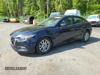 2018 Mazda 3 Sport with VIN 3MZBN1U77JM215586, listed as a Copart auction lot 56766805 with 80,779 mi miles and Salvage Title. Bid and sale history available at DreamBid. Image 1.