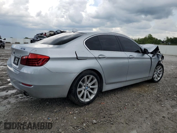 2014 BMW 5 Series 535i xDrive with VIN WBA5B3C5XED537318, listed as a Copart auction lot 55570655 with Not provided miles and Non repairable. Bid and sale history available at DreamBid. Image 3.