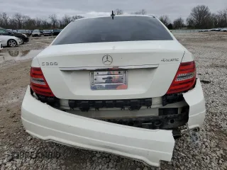 2012 Mercedes-Benz C 300 Sport with VIN WDDGF8BB5CR206561, listed as a Copart auction lot 51361165 with 97,539 mi miles and Salvage Title. Bid and sale history available at DreamBid. Image 6.