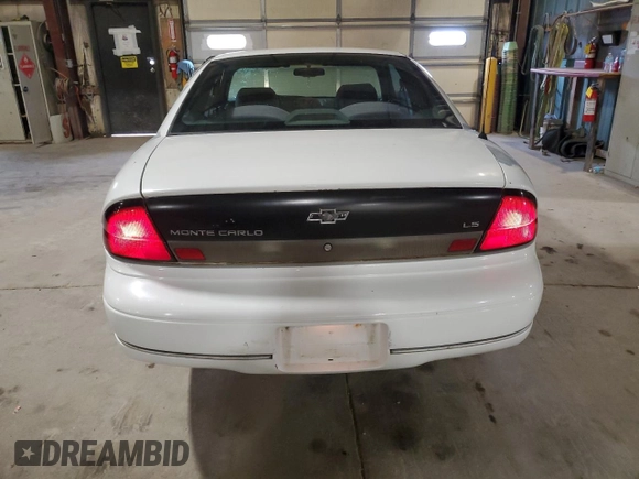 1999 Chevrolet Monte Carlo LS with VIN 2G1WW12M4X9298849, listed as a Copart auction lot 57808255 with 125,443 mi miles and Salvage title. Bid and sale history available at DreamBid. Image 6.