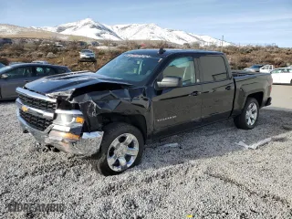 2018 Chevrolet Silverado 1500 LT with VIN 3GCUKRER9JG422014, listed as a Copart auction lot 46372425 with 103,833 mi miles and Salvage Title. Bid and sale history available at carsss.com. Image 1.
