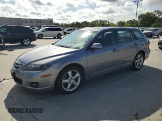 2006 Mazda 6 S Sport VE with VIN 1YVHP82D165M35595, listed as a Copart auction lot 59902814 with 124,566 mi miles and Clean Title. Bid and sale history available at carsss.com. Image 1.