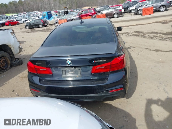 2018 BMW 5 Series M550i xDrive with VIN WBAJB9C50JB036400, listed as a IAAI auction lot 41464278 with 139,079 mi miles and . Bid and sale history available at DreamBid. Image 16.