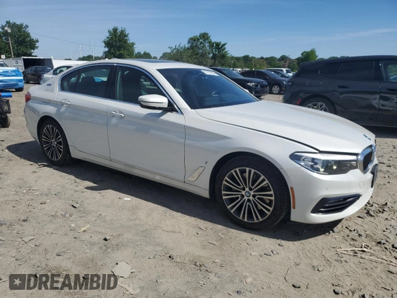 2018 BMW 5 Series 530e xDrive with VIN WBAJB1C51JG624259, listed as a Copart auction lot 57161285 with 133,463 mi miles and Clean title. Bid and sale history available at DreamBid. Image 4.