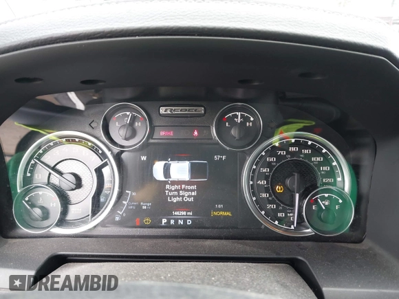 2018 Ram 1500 Rebel with VIN 1C6RR7YT5JS152633, listed as a IAAI auction lot 41788274 with 146,298 mi miles. Bid and sale history available at carsss.com. Image 7.