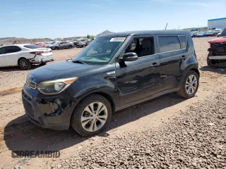 2014 Kia Soul + with VIN KNDJP3A56E7084903, listed as a Copart auction lot 50985005 with 131,745 mi miles and Salvage Title. Bid and sale history available at DreamBid. Image 1.
