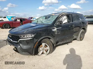 2023 Kia Sorento LX with VIN 5XYRGDLC7PG166830, listed as a Copart auction lot 43582395 with 55,717 mi miles and Salvage Title. Bid and sale history available at carsss.com. Image 1.