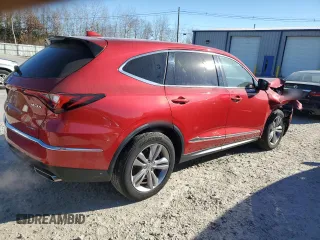 2022 Acura MDX with VIN 5J8YE1H38NL008041, listed as a Copart auction lot 81429754 with 40,810 mi miles and Salvage Title. Bid and sale history available at carsss.com. Image 3.