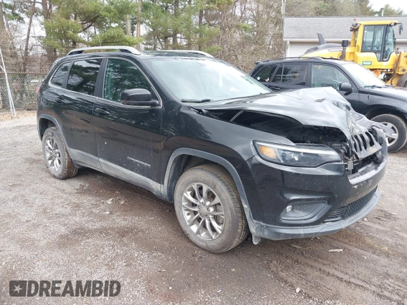 2019 Jeep Cherokee Latitude Plus with VIN 1C4PJMLB1KD237138, listed as a IAAI auction lot 41956339 with 81,180 mi miles. Bid and sale history available at carsss.com. Image 1.