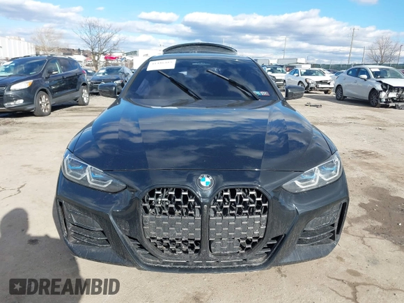 2021 BMW 4 Series M440i xDrive with VIN WBA13AR01MCG19764, listed as a IAAI auction lot 41486485 with Not Provided miles and . Bid and sale history available at DreamBid. Image 11.