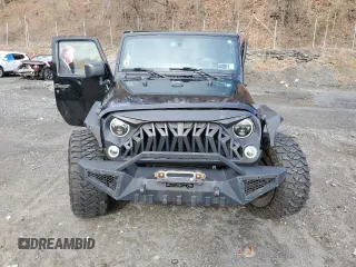 2017 Jeep Wrangler Sport with VIN 1C4AJWAG8HL569835, listed as a Copart auction lot 52822585 with 46,023 mi miles and Salvage Title. Bid and sale history available at DreamBid. Image 5.