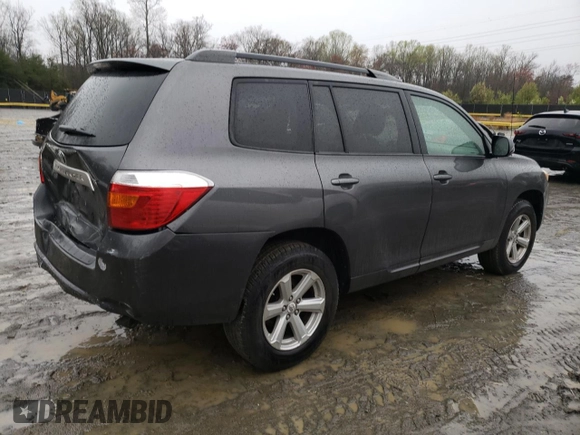 2008 Toyota Highlander with VIN JTEES41A682003835, listed as a Copart auction lot 49310574 with 161,122 mi miles and Salvage title. Bid and sale history available at DreamBid. Image 3.