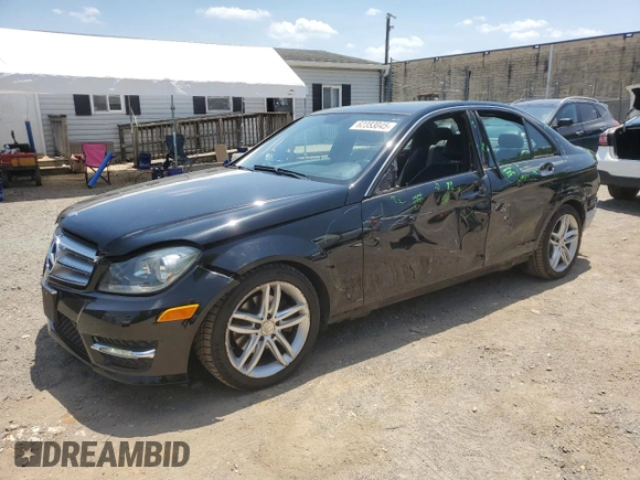 2012 Mercedes-Benz C 300 Sport with VIN WDDGF8BB8CA643615, listed as a Copart auction lot 62353045 with 105,717 mi miles and Salvage title. Bid and sale history available at DreamBid. Image 1.