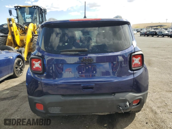 2018 Jeep Renegade Sport with VIN ZACCJBAB2JPH58620, listed as a Copart auction lot 52049295 with 148,022 mi miles and Salvage title. Bid and sale history available at DreamBid. Image 6.