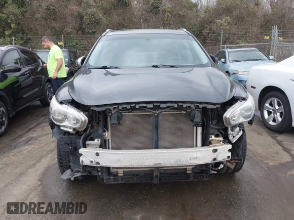 2014 Infiniti QX60 with VIN 5N1AL0MMXEC509166, listed as a IAAI auction lot 41668998 with 122,687 mi miles and . Bid and sale history available at DreamBid. Image 13.