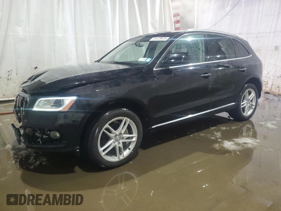 2017 Audi Q5 Premium with VIN WA1C2AFP4HA098273, listed as a Copart auction lot 41473975 with 51,449 mi miles and Salvage Title. Bid and sale history available at carsss.com. Image 1.