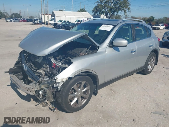 2008 Infiniti EX Journey with VIN JNKAJ09E48M306864, listed as a IAAI auction lot 41469613 with 121,767 mi miles and . Bid and sale history available at carsss.com. Image 2.