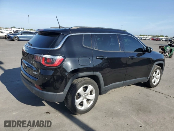 2018 Jeep Compass Latitude with VIN 3C4NJCBB6JT285892, listed as a Copart auction lot 61869045 with 63,315 mi miles and Salvage title. Bid and sale history available at DreamBid. Image 3.