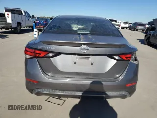 2020 Nissan Sentra S with VIN 3N1AB8BV7LY252007, listed as a Copart auction lot 81673984 with 54,126 mi miles and Salvage Title. Bid and sale history available at carsss.com. Image 6.