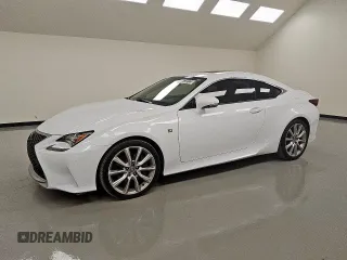 2015 Lexus RC 350 F Sport z VIN JTHHE5BC4F5001543, wystawiony jako Copart lot #58728125 z przebiegiem 110 107 mil mil oraz Czysty tytuł • Clean title. Historia ofert i sprzedaży dostępna na DreamBid. Obrazek 1.