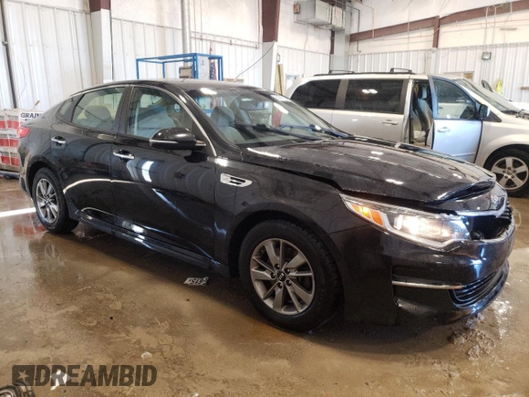 2016 Kia Optima LX Turbo with VIN 5XXGT4L10GG081799, listed as a Copart auction lot 86995954 with 115,515 mi miles and Clean Title. Bid and sale history available at carsss.com. Image 4.