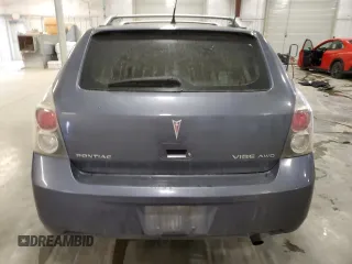 2009 Pontiac Vibe with VIN 5Y2SM67039Z411455, listed as a Copart auction lot 77417404 with Not Provided miles and Salvage Title. Bid and sale history available at carsss.com. Image 6.