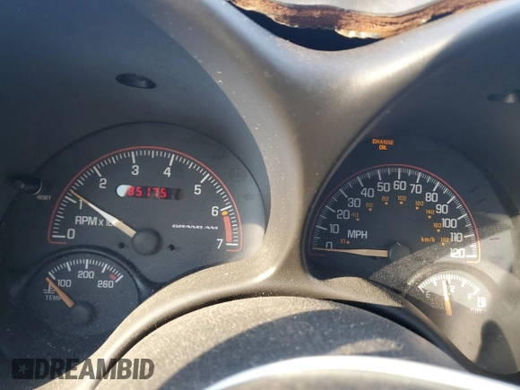 2005 Pontiac Grand Am SE with VIN 1G2NE52E75M165822, listed as a Copart auction lot 41705305 with 85,175 mi miles and Salvage Title. Bid and sale history available at carsss.com. Image 9.