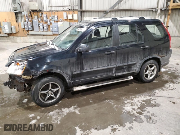 2006 Honda CR-V LX with VIN JHLRD78596C807874, listed as a Copart auction lot 44204905 with Not Provided miles and Salvage Title. Bid and sale history available at carsss.com. Image 1.