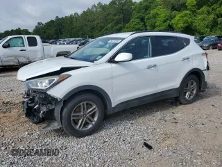 2017 Hyundai Santa Fe 2.4L with VIN 5NMZU3LB2HH028758, listed as a Copart auction lot 58376995 with 96,535 mi miles and Salvage title. Bid and sale history available at DreamBid. Image 1.
