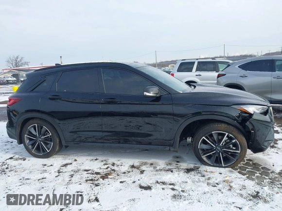 2024 Infiniti QX50 Sport with VIN 3PCAJ5FB7RF101400, listed as a IAAI auction lot 41488885 with 8,306 mi miles and . Bid and sale history available at DreamBid. Image 13.