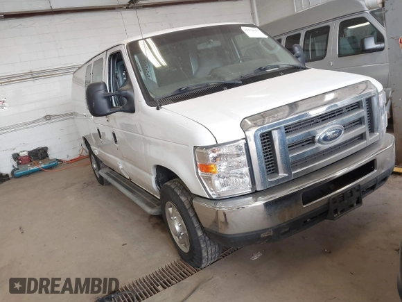 2013 Ford Econoline Cargo Commercial with VIN 1FTNE2EW0DDA16097, listed as a IAAI auction lot 42172617 with 369,619 mi miles and . Bid and sale history available at DreamBid. Image 1.