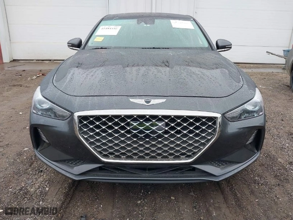 2021 Genesis G70 2.0T with VIN KMTG64LA3MU075557, listed as a IAAI auction lot 41484410 with 52,740 mi miles. Bid and sale history available at carsss.com. Image 13.