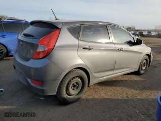 2014 Hyundai Accent SE with VIN KMHCU5AE6EU158668, listed as a Copart auction lot 46652855 with 188,511 mi miles and Clean Title. Bid and sale history available at carsss.com. Image 3.