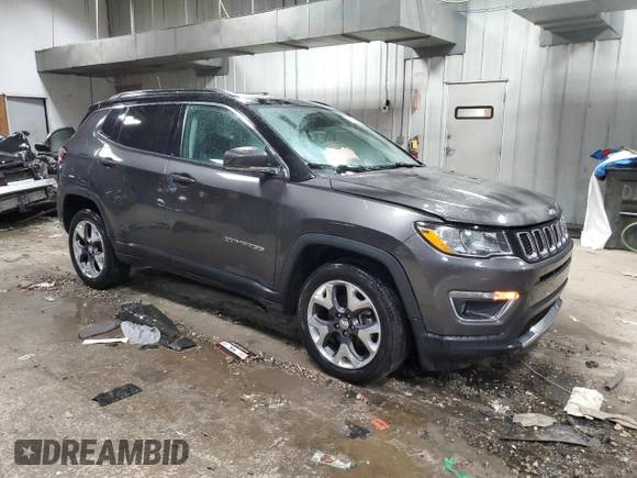 2018 Jeep Compass Limited с VIN 3C4NJDCB8JT454542, выставлен на аукционе Copart как лот 51874225 с пробегом 71 681 миль миль и На запчасти • Non repairable. История ставок и продаж доступна на DreamBid. Изображение 4.