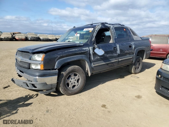 2005 Chevrolet Avalanche LS with VIN 3GNEC12Z35G130038, listed as a Copart auction lot 42990215 with 0 mi miles and Salvage Title. Bid and sale history available at carsss.com. Image 1.