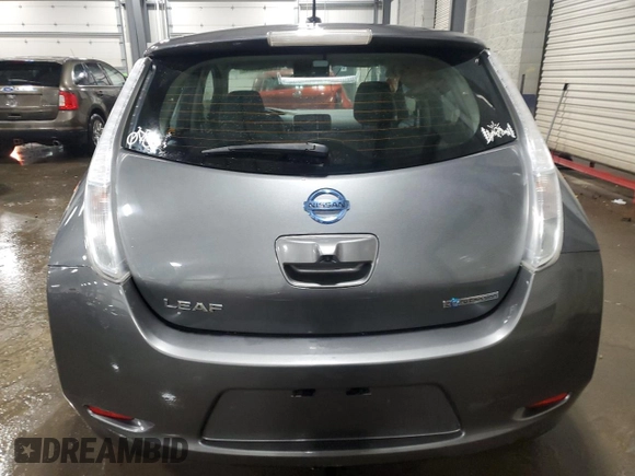 2017 Nissan LEAF S with VIN 1N4BZ0CP6HC308698, listed as a Copart auction lot 85581184 with 30,577 mi miles and Salvage Title. Bid and sale history available at carsss.com. Image 6.