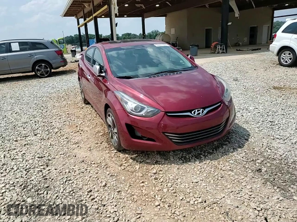2014 Hyundai Elantra SE with VIN 5NPDH4AE4EH481375, listed as a Copart auction lot 58931095 with 187,303 mi miles and Salvage title. Bid and sale history available at DreamBid. Image 14.