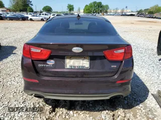 2014 Kia Optima LX with VIN 5XXGM4A73EG326127, listed as a Copart auction lot 52455905 with 144,831 mi miles and Salvage Title. Bid and sale history available at carsss.com. Image 6.
