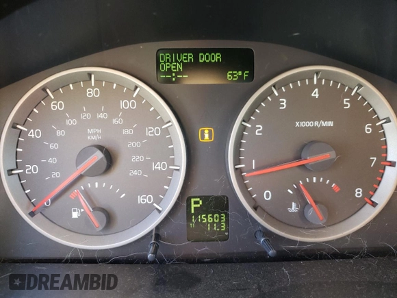 2006 Volvo V50 2.5L Turbo with VIN YV1MJ682862153532, listed as a Copart auction lot 50348355 with 115,603 mi miles and Salvage Title. Bid and sale history available at carsss.com. Image 9.