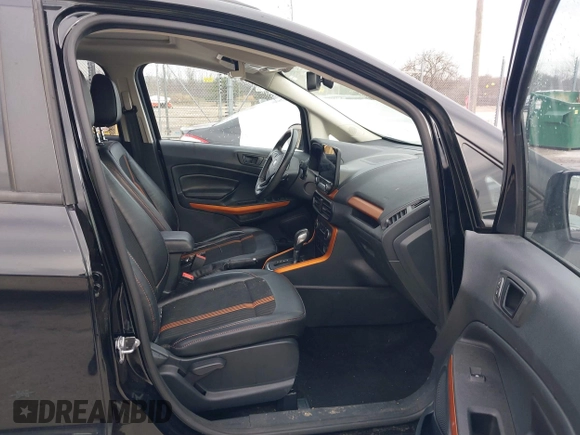 2018 Ford EcoSport SES with VIN MAJ6P1CL2JC219811, listed as a IAAI auction lot 40888905 with 83,153 mi miles and . Bid and sale history available at DreamBid. Image 5.