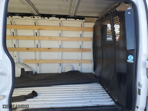 2022 Chevrolet Express Cargo Van with VIN 1GCWGAFP0N1230302, listed as a Copart auction lot 81492104 with 0 mi miles and Clean Title. Bid and sale history available at carsss.com. Image 11.
