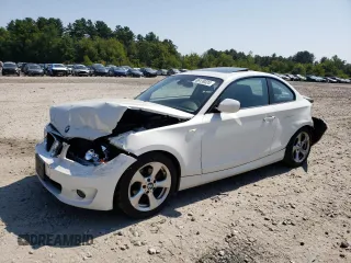2012 BMW 1 Series 128i with VIN WBAUP9C52CVF46539, listed as a Copart auction lot 69139324 with 141,667 mi miles and Clean Title. Bid and sale history available at carsss.com. Image 1.
