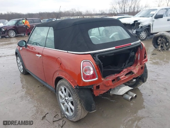2015 MINI Cooper Convertible S with VIN WMWZP3C55FT708213, listed as a IAAI auction lot 41453050 with NaN miles. Bid and sale history available at carsss.com. Image 3.