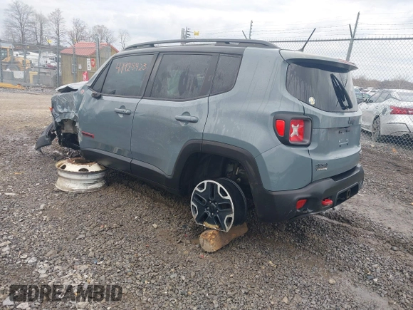 2016 Jeep Renegade Trailhawk with VIN ZACCJBCT1GPE21919, listed as a IAAI auction lot 41928423 with 80,982 mi miles and . Bid and sale history available at carsss.com. Image 3.
